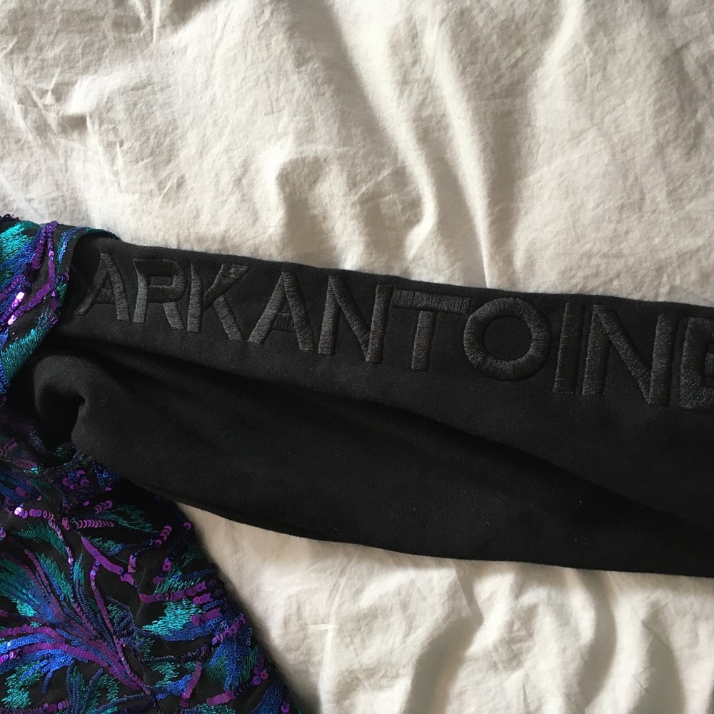 LAST CHANCE TO BUY Designer sequin hoodie MarkAntoine x Simons NWOT - Picture 6 of 15